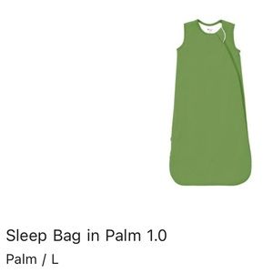Kyte sleep sack large palm green in 1.0 tog NWT!